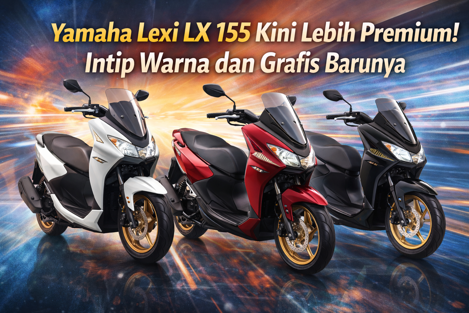 Gaya dan Performa Tetap, Yamaha Lexi LX 155 Kini Lebih Mewah